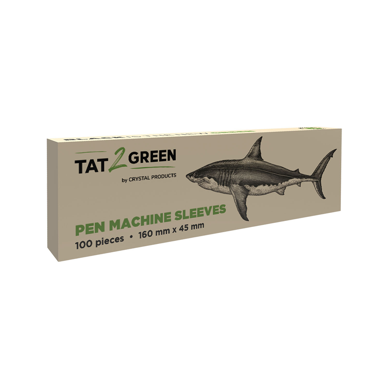 Tat2Greeen Pen Machine Sleeve Black (100x)