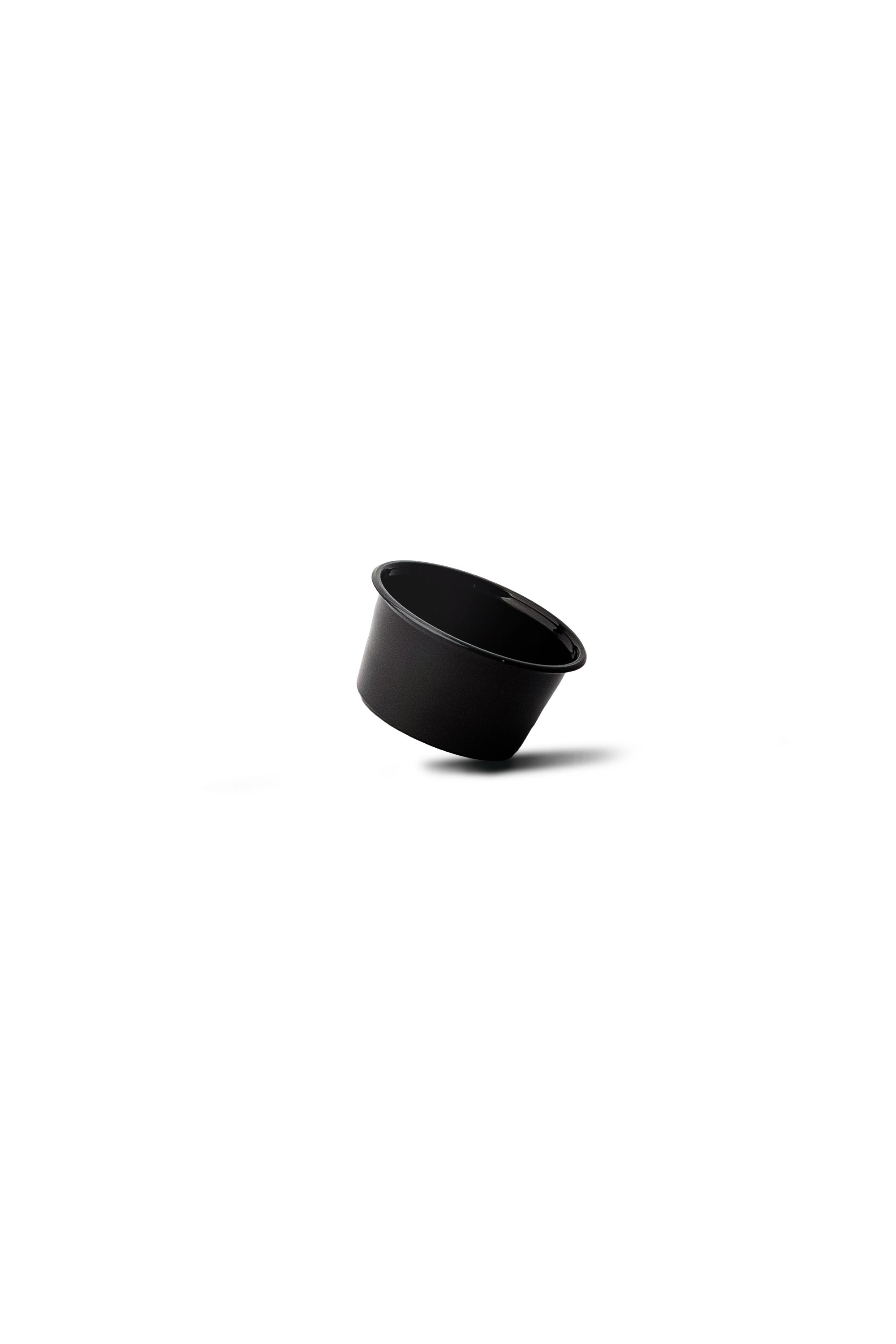 Cleaning Cup 80mL black round VERP (50x)