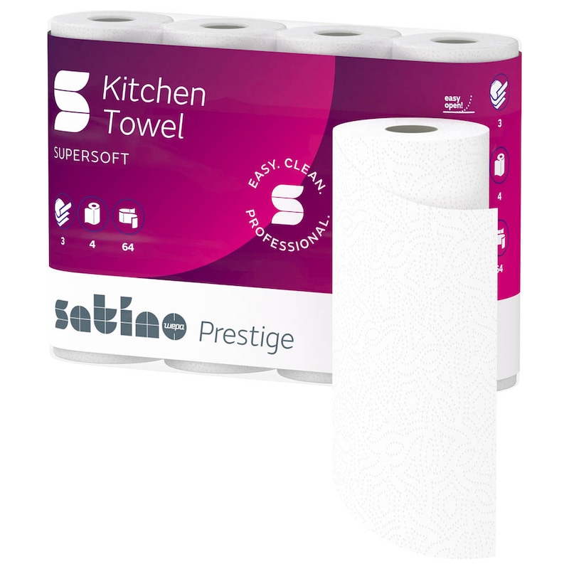 Satino Küchenrolle 3lg. 4er Packung